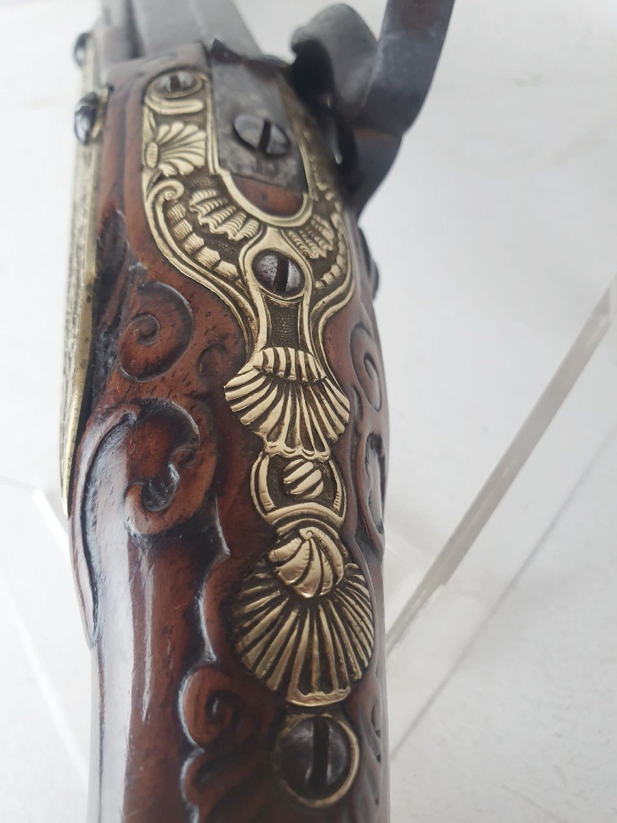 Long Flintlock Pistol, Circa 1740-photo-3