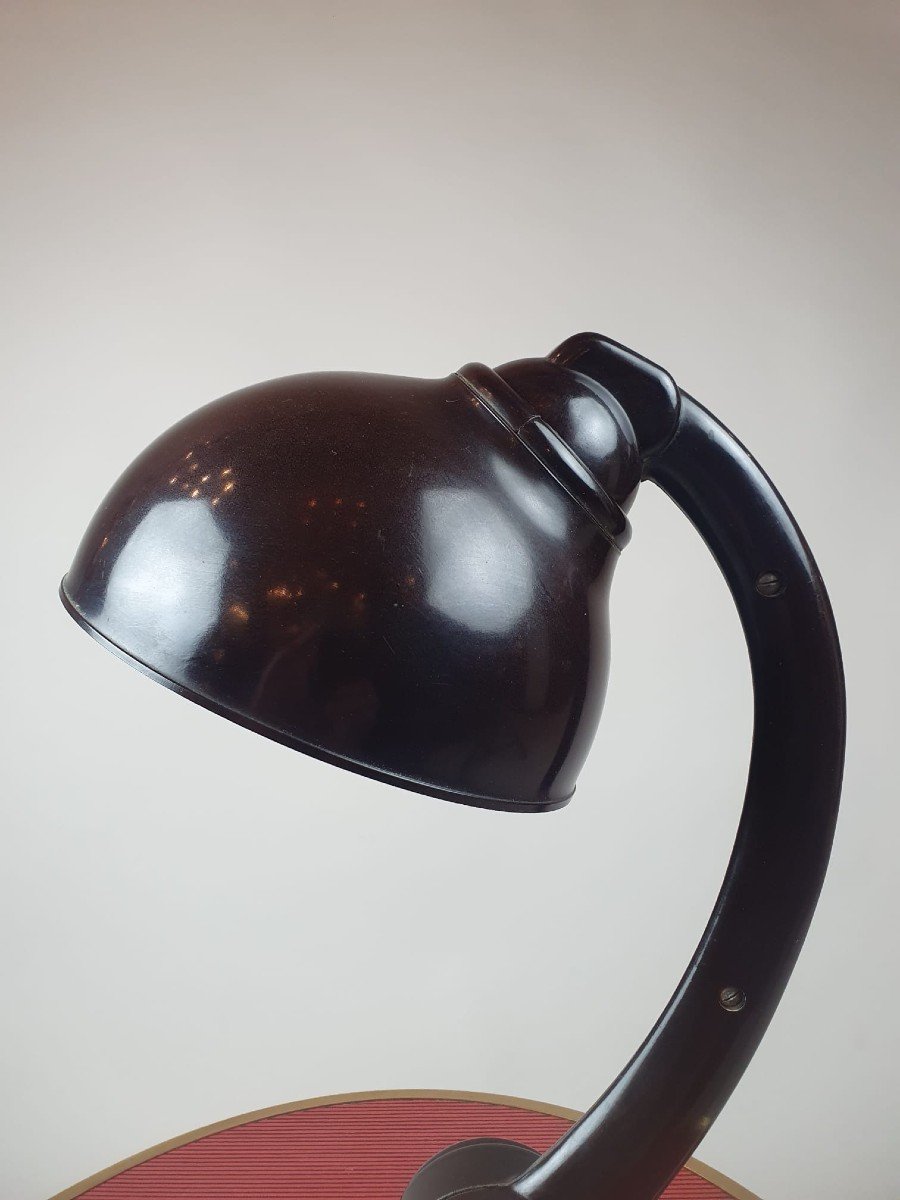 Erik Kirkman Cole, Lampe De Bureau En Bakélite, Vers 1930-photo-2