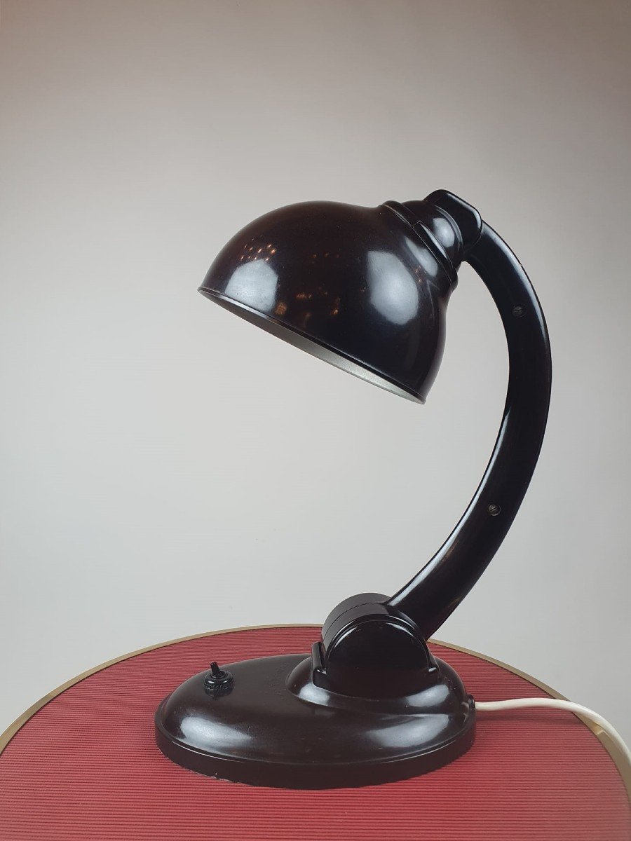 Erik Kirkman Cole, Lampe De Bureau En Bakélite, Vers 1930