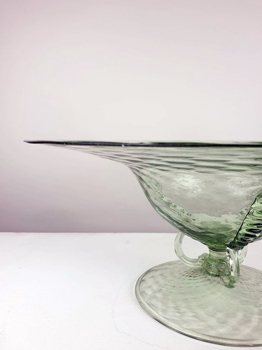 Grande Coupe En Verre De Murano-photo-3