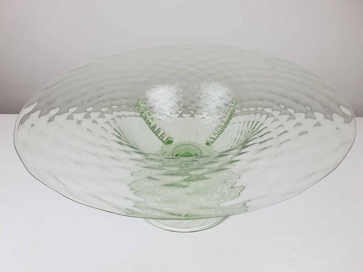 Grande Coupe En Verre De Murano-photo-3