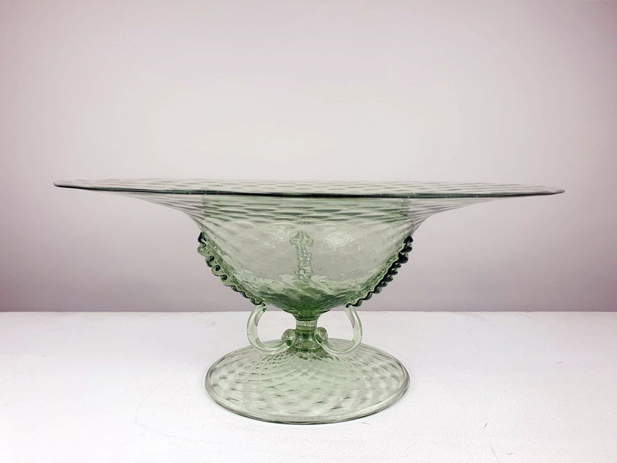 Grande Coupe En Verre De Murano