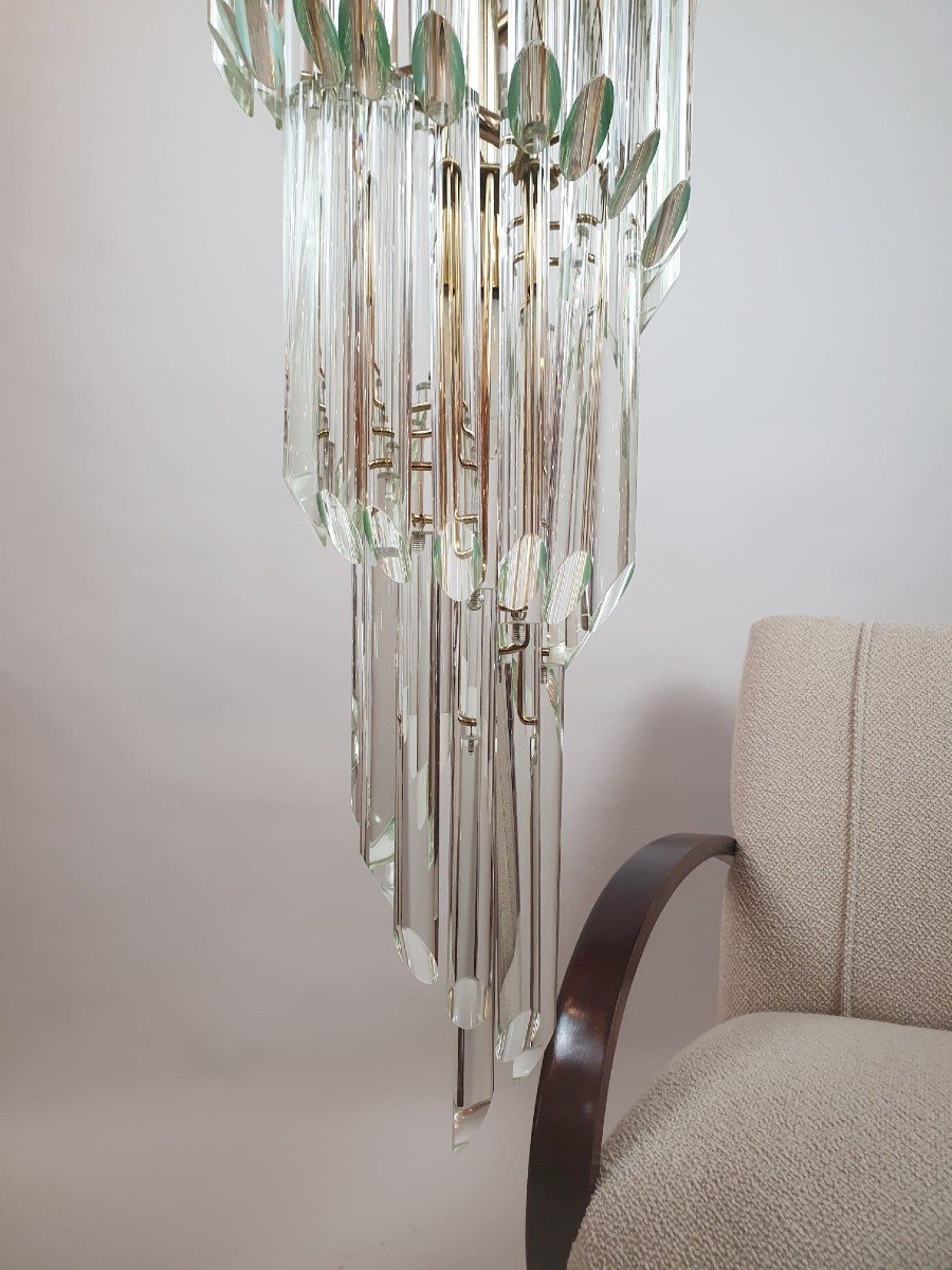 Murano Glass Waterfall Chandelier-photo-2