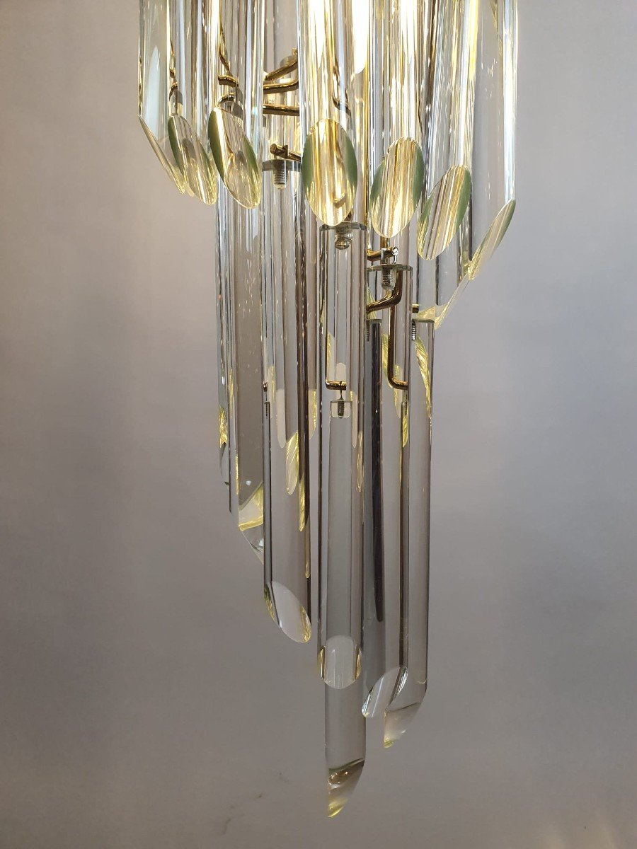 Murano Glass Waterfall Chandelier-photo-3