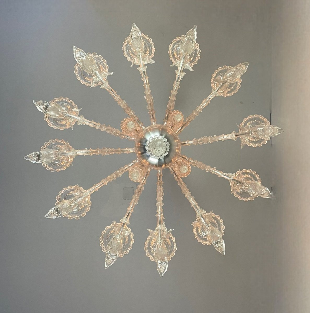 Large Murano Chandelier-photo-5