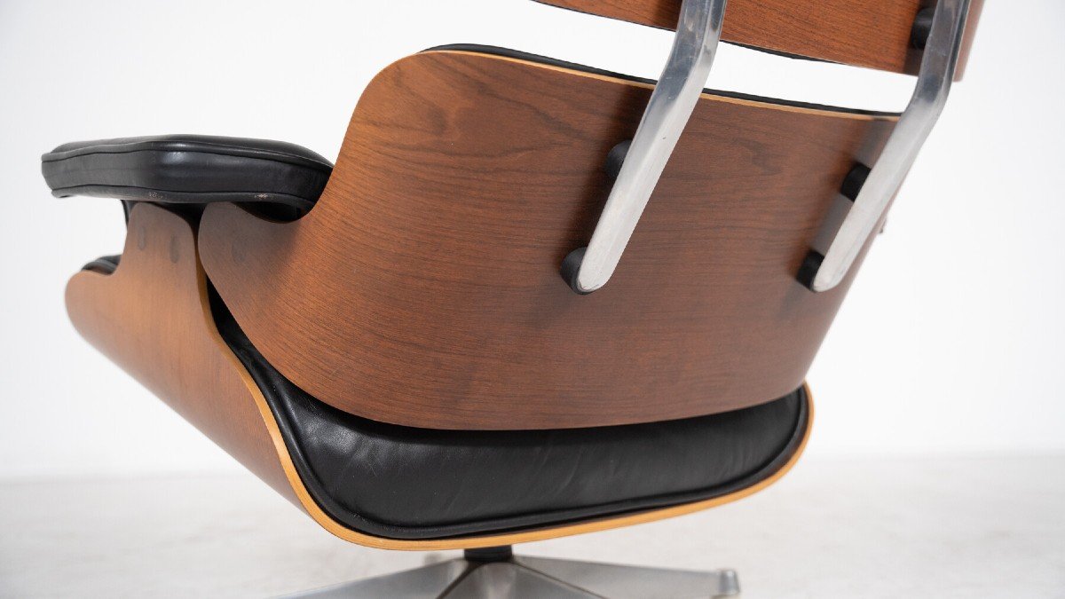 Fauteuil Et Ottoman  Par Charles Et Ray Eames-photo-6