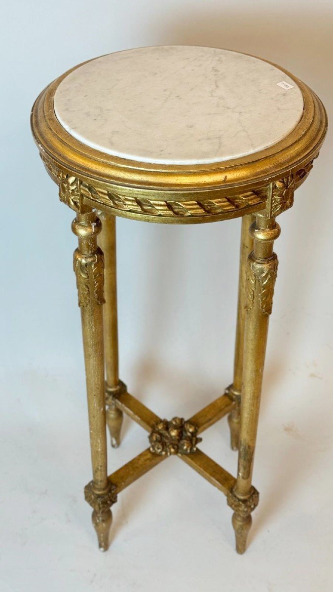 Pedestal Table, Small Side Table.-photo-2