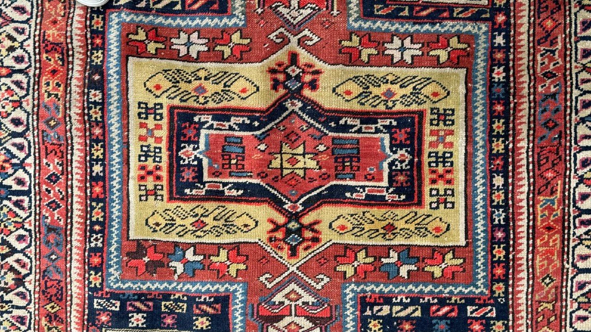 Tapis Caucasien, 19th.c-photo-3