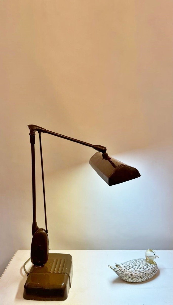 Lampe Industrielle Années 50'-photo-6