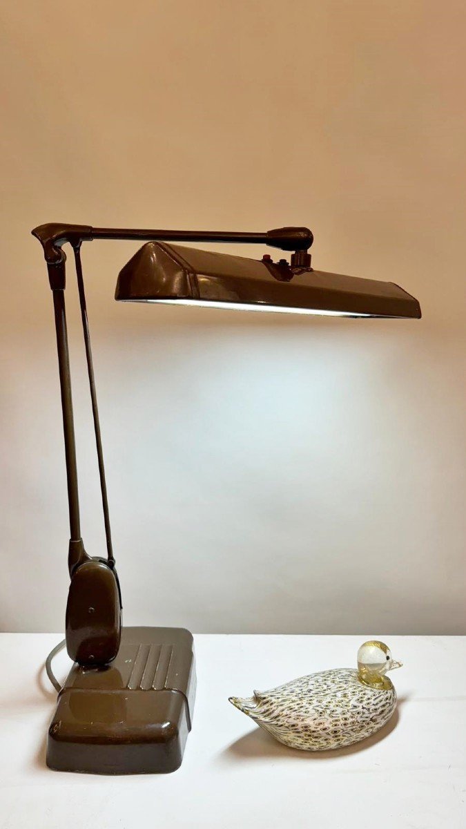 Lampe Industrielle Années 50'-photo-7