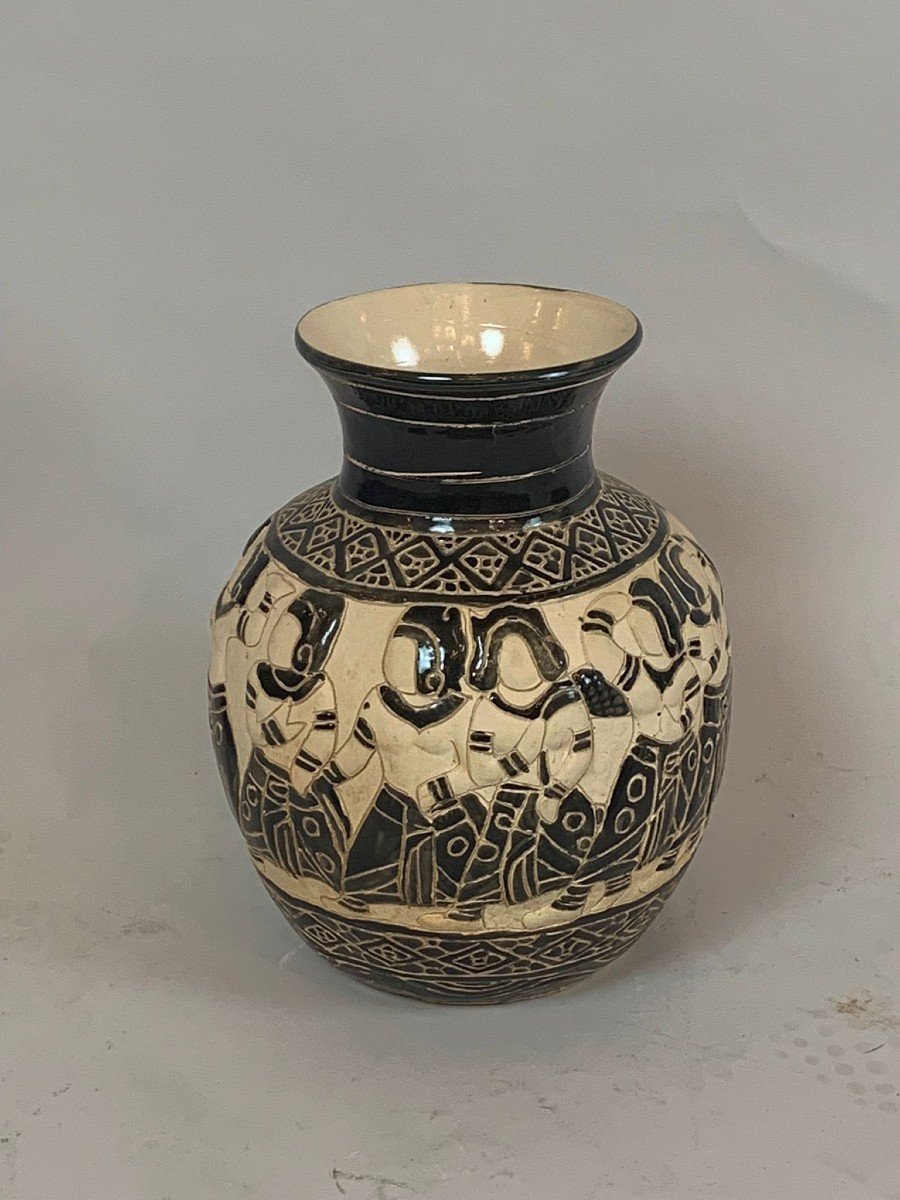 Ceramic Vase - Vietnam - Circa 1930 -photo-2