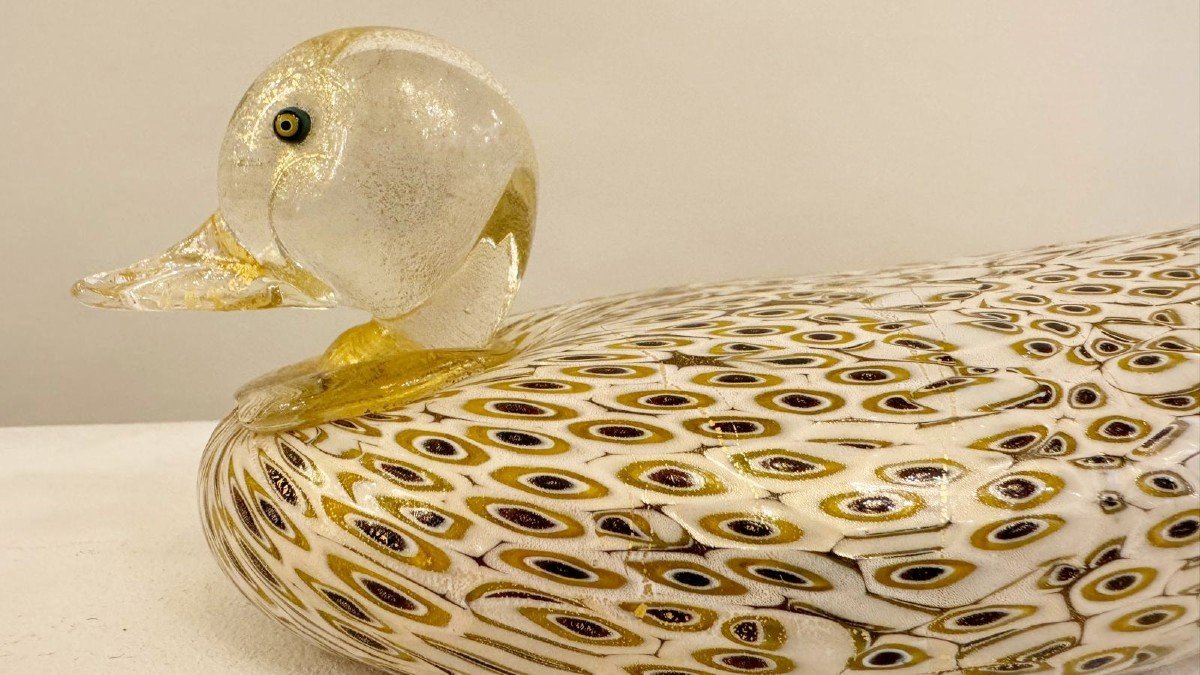 Murano Glass Duck-photo-2