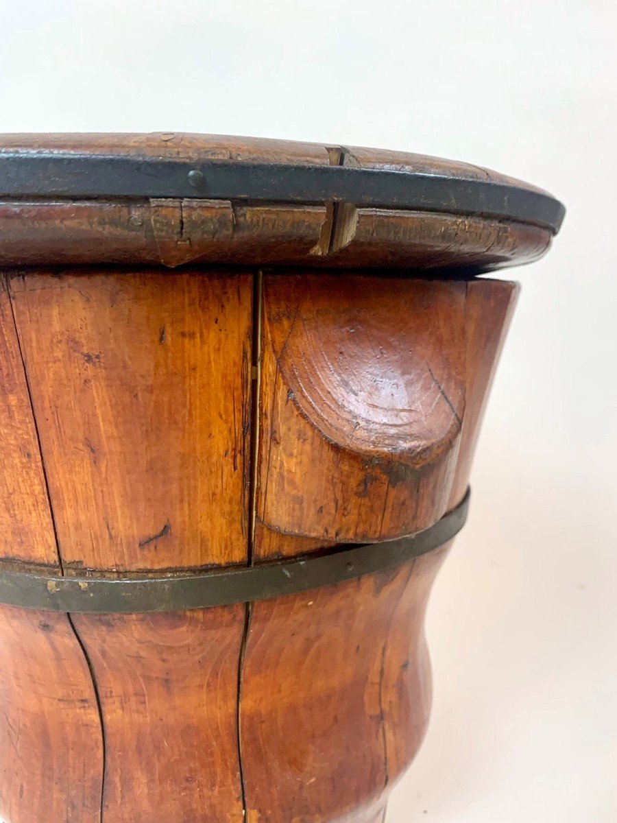 Large Peat Bucket - English 19th Century-photo-2