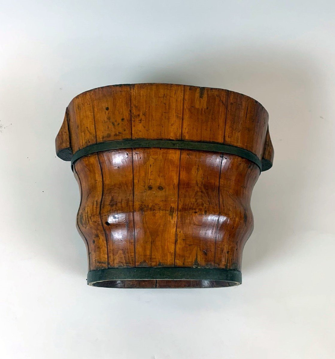 Large Peat Bucket - English 19th Century-photo-3