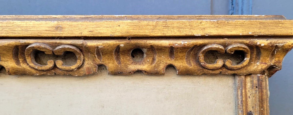 18th Century Carved Wooden Trumeau-photo-3