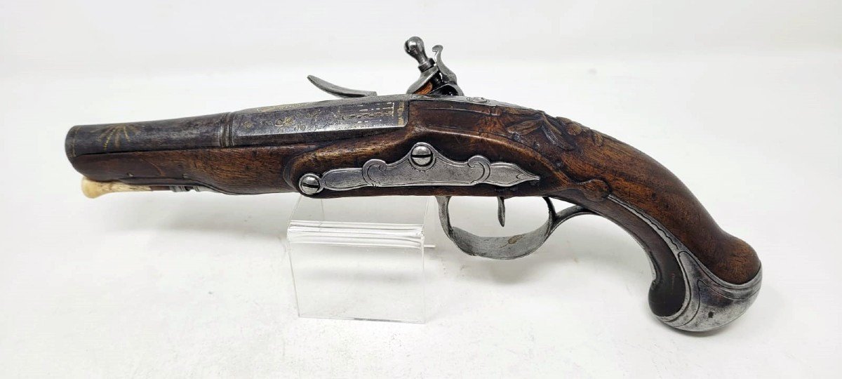 Civilian Pair Of Flintlock Pistols-photo-8