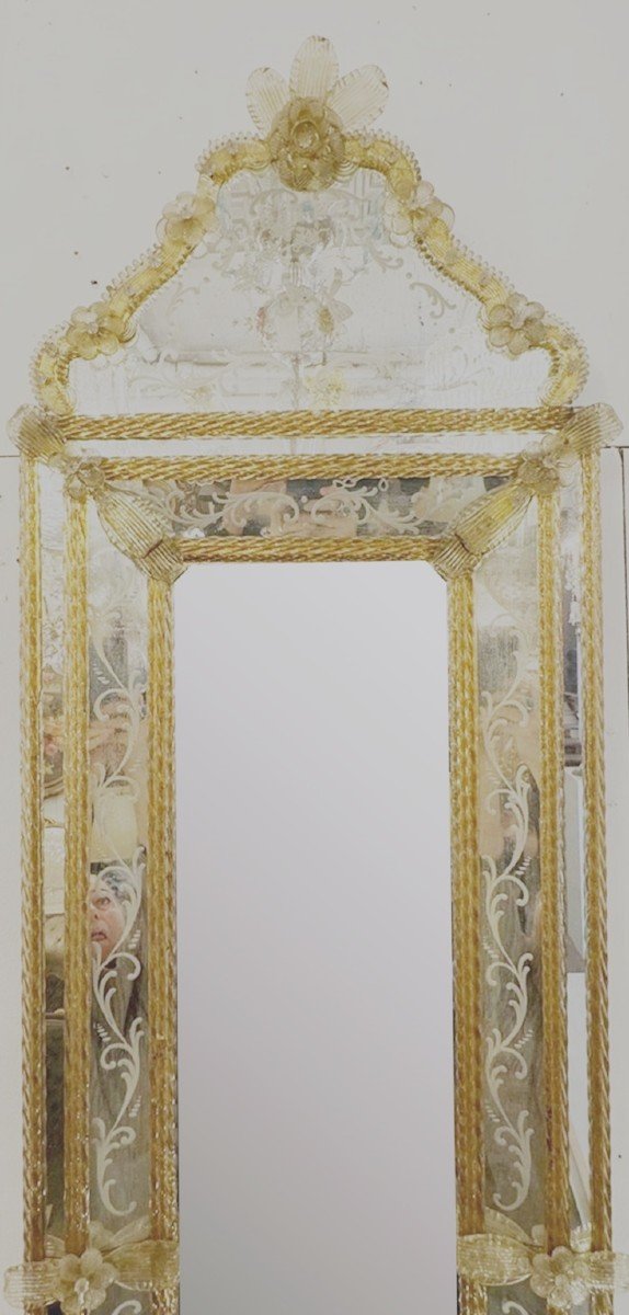 Murano Glass Mirror-photo-3