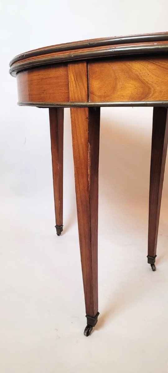 Cherrywood Half Moon Directoire Table-photo-3