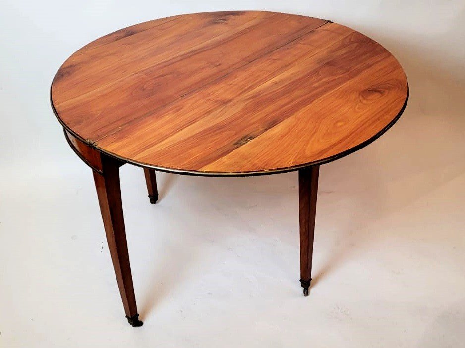 Cherrywood Half Moon Directoire Table-photo-4