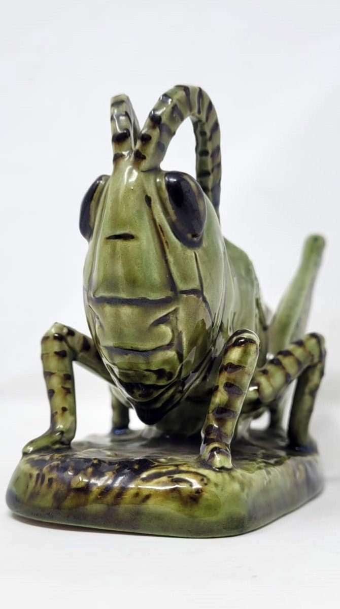 Ceramic Glazed Cricket - Vallauris-photo-3