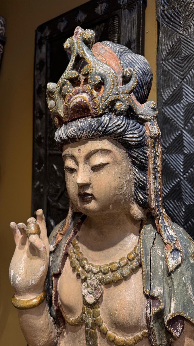 Guan Yin Wooden Carved-photo-3