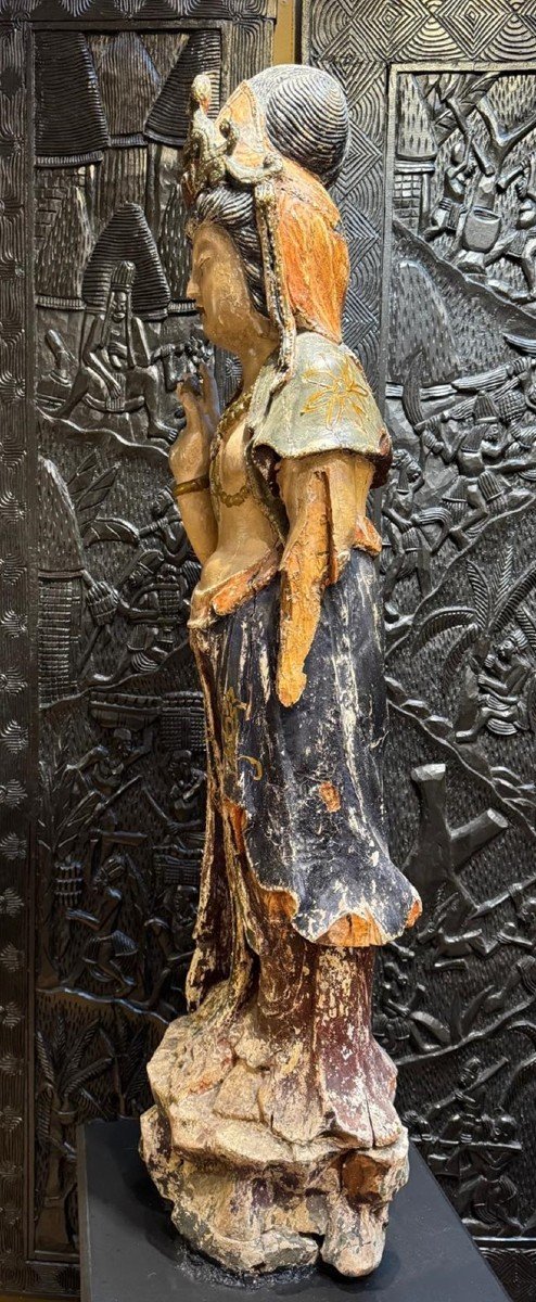 Guan Yin Wooden Carved-photo-3