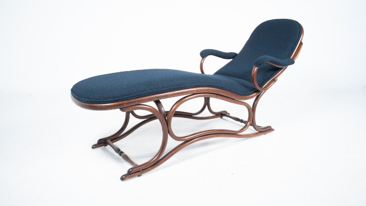 Lit De Repos, Thonet 1900,  Nouveau Garnissage.-photo-2