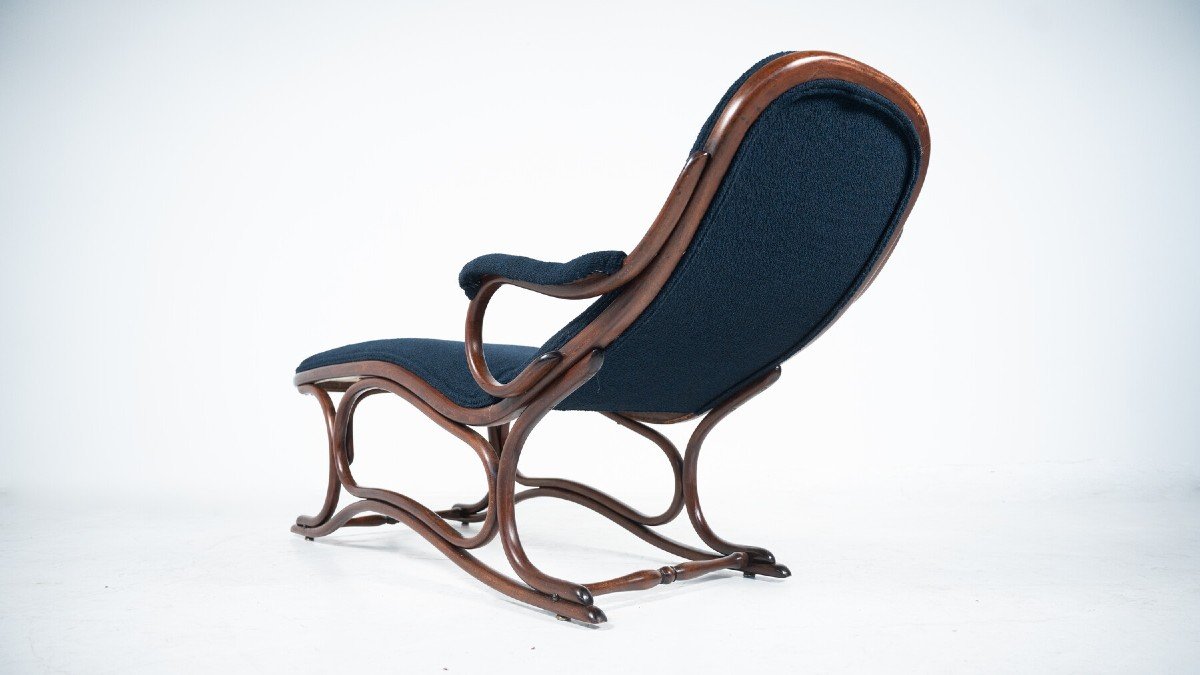 Lit De Repos, Thonet 1900,  Nouveau Garnissage.-photo-4