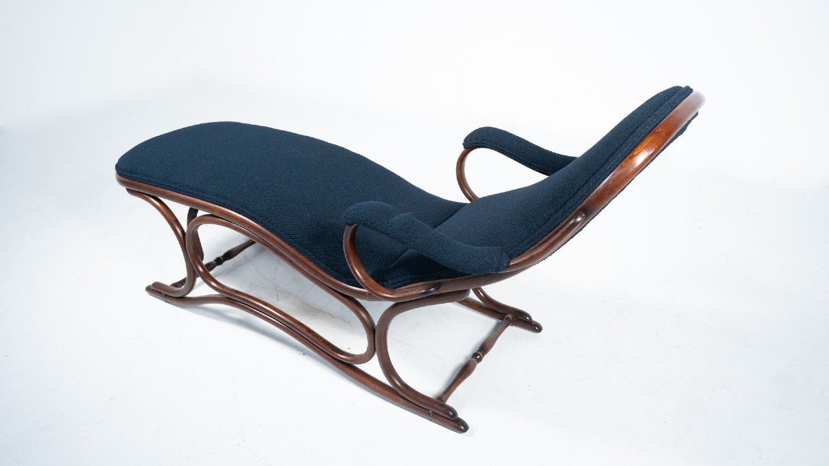 Lit De Repos, Thonet 1900,  Nouveau Garnissage.-photo-1