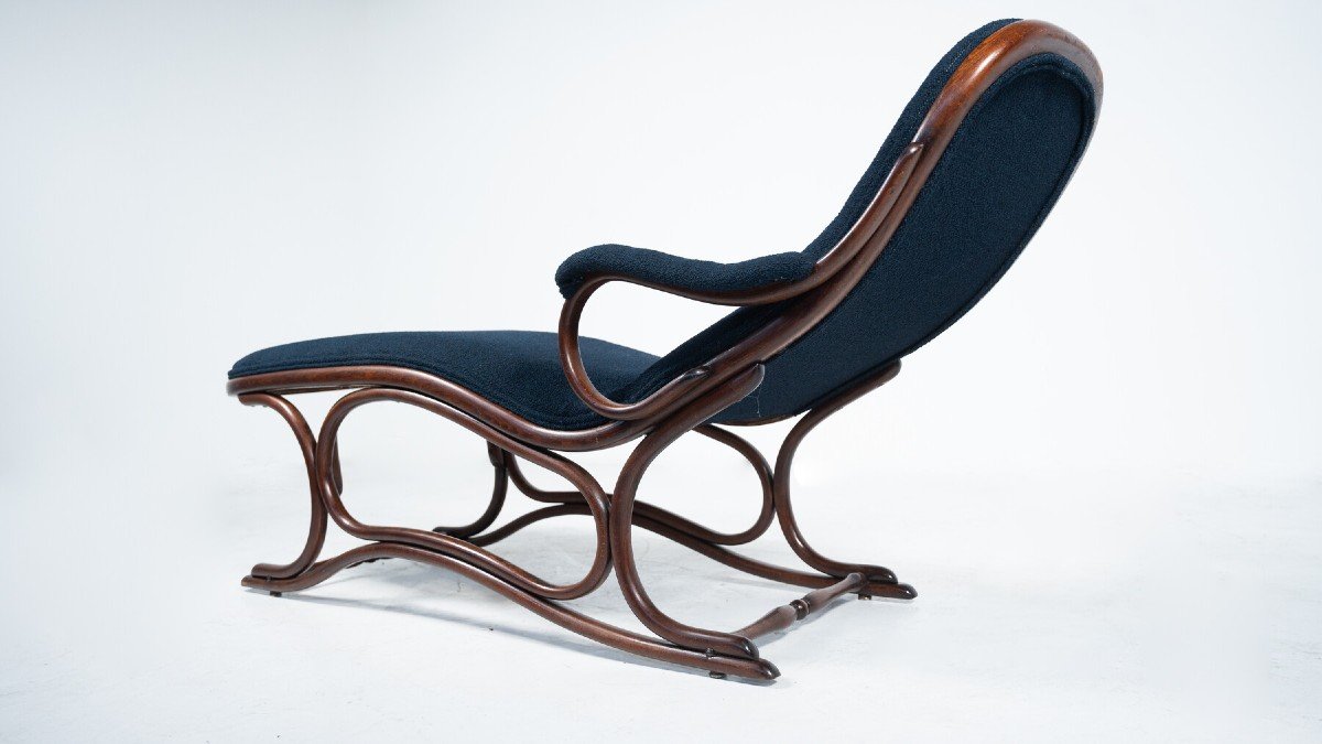 Lit De Repos, Thonet 1900,  Nouveau Garnissage.-photo-2