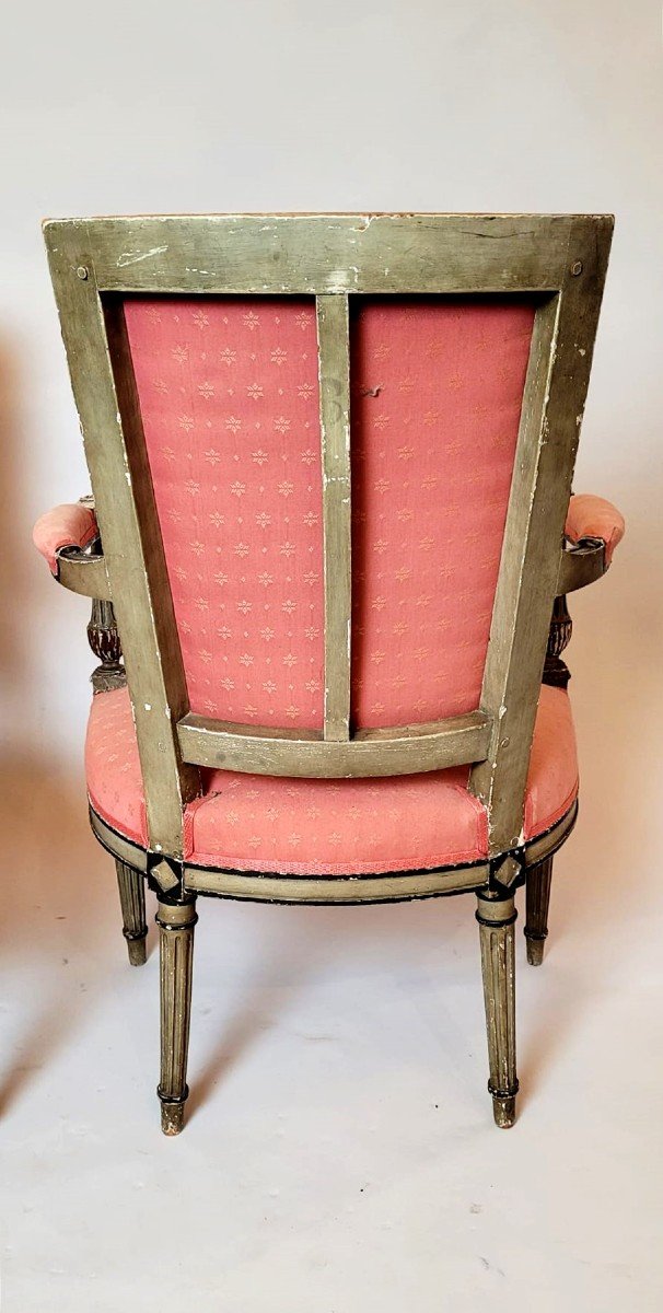 Paire De Fauteuils Directoire-photo-4