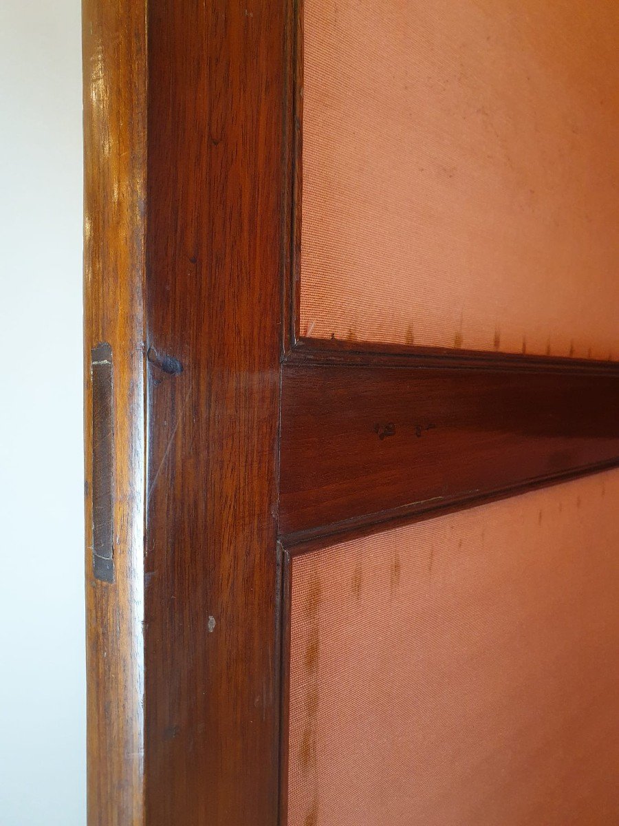 4 Leaf Screen, Mahogany, 19th-photo-3