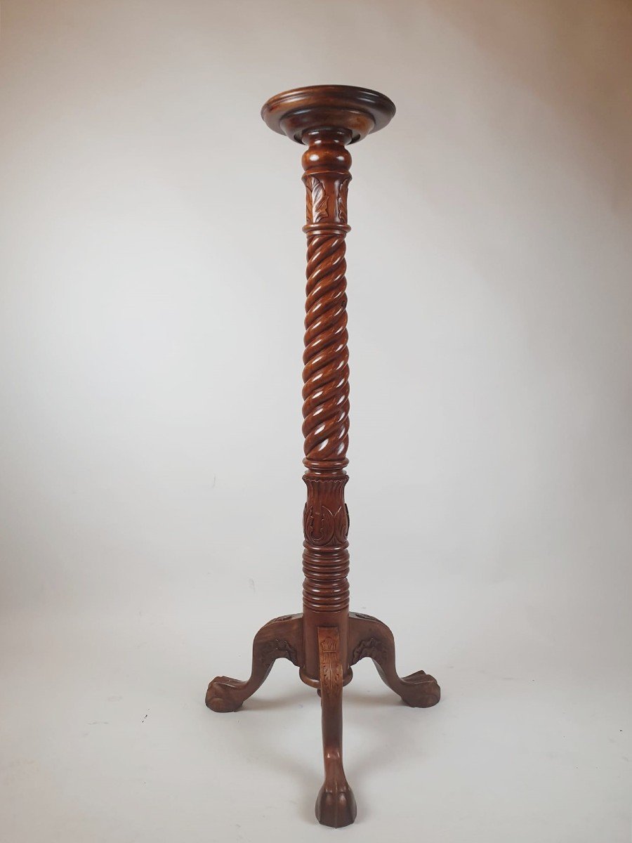 Mahogany Stool, English Work, Early 20th Century