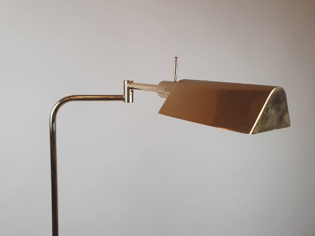 Brass Reading Light Circa 1970-photo-3