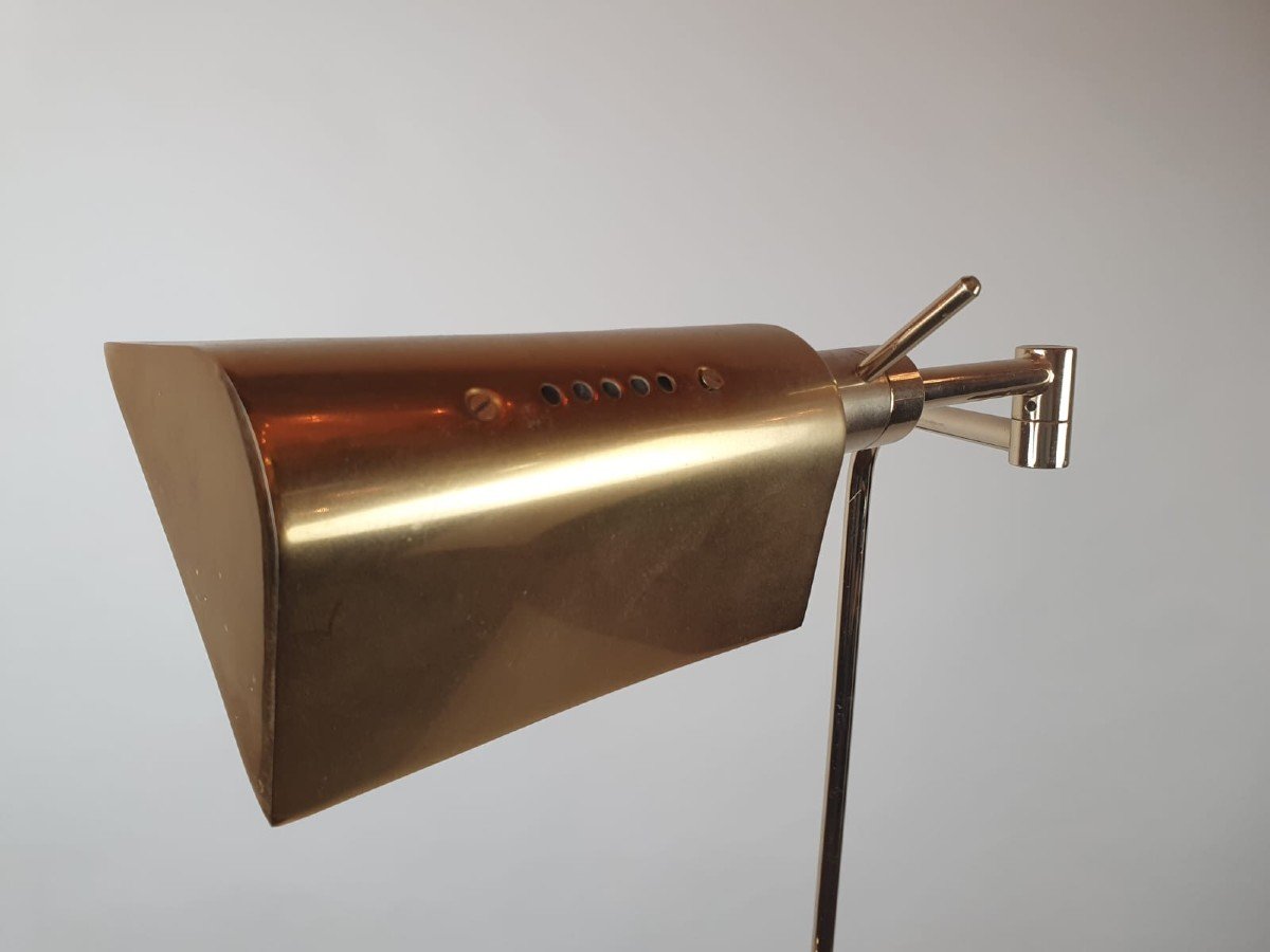 Brass Reading Light Circa 1970-photo-4