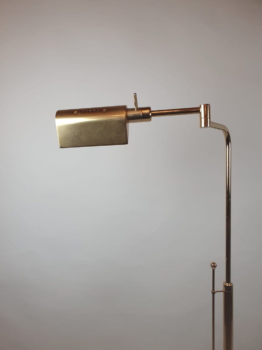 Brass Reading Light Circa 1970-photo-1