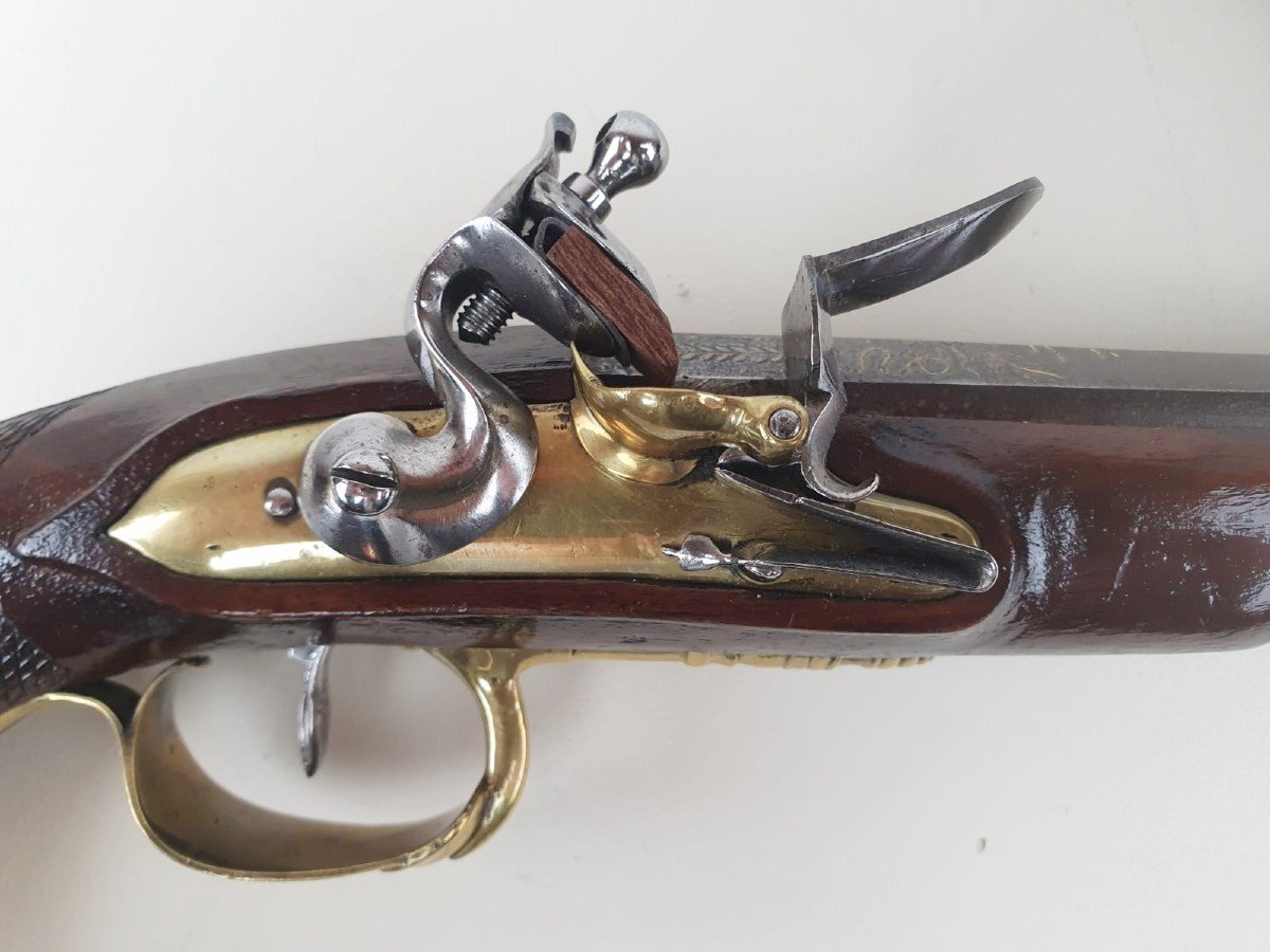 Pistolet d'Officier De Marine, d'époque Directoire-photo-2