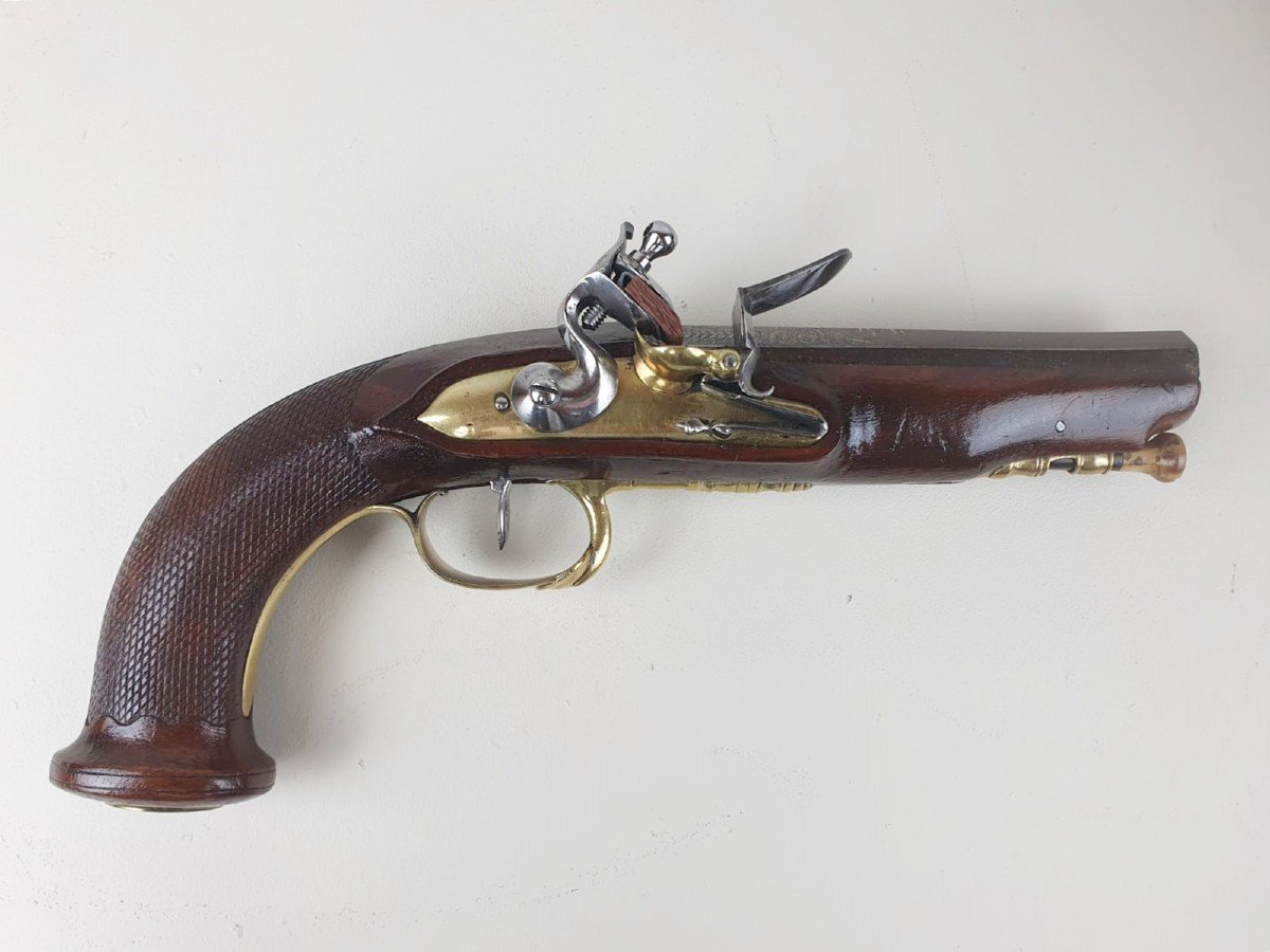 Pistolet d'Officier De Marine, d'époque Directoire