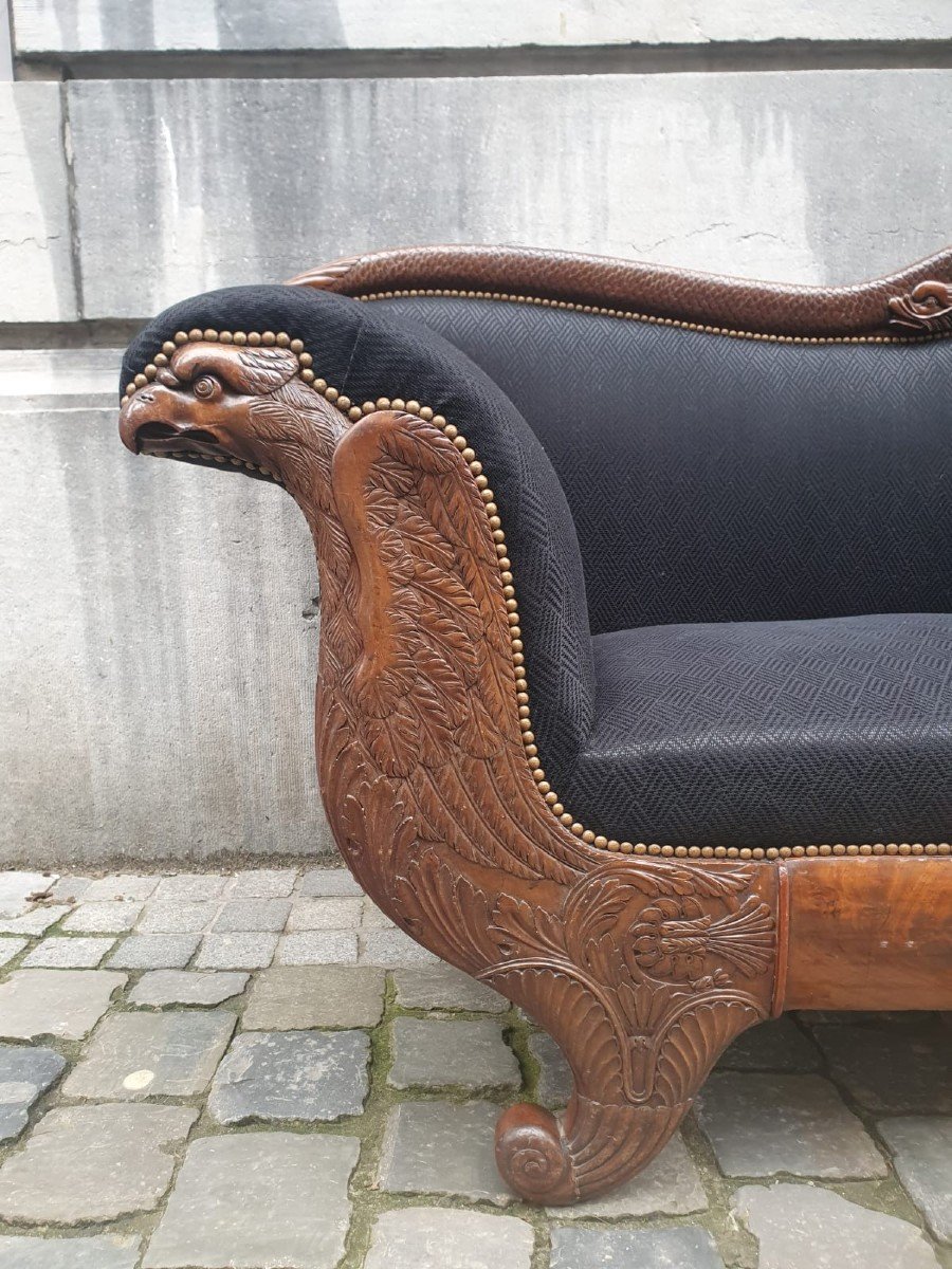 Carved Walnut Bench-photo-2