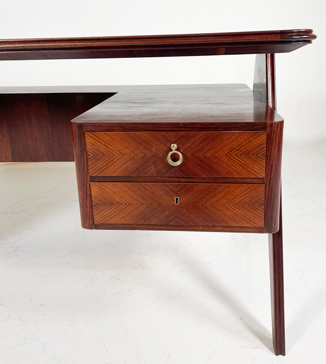 Large Executive Desk By Vittorio Dassi - Circa 1950-photo-2