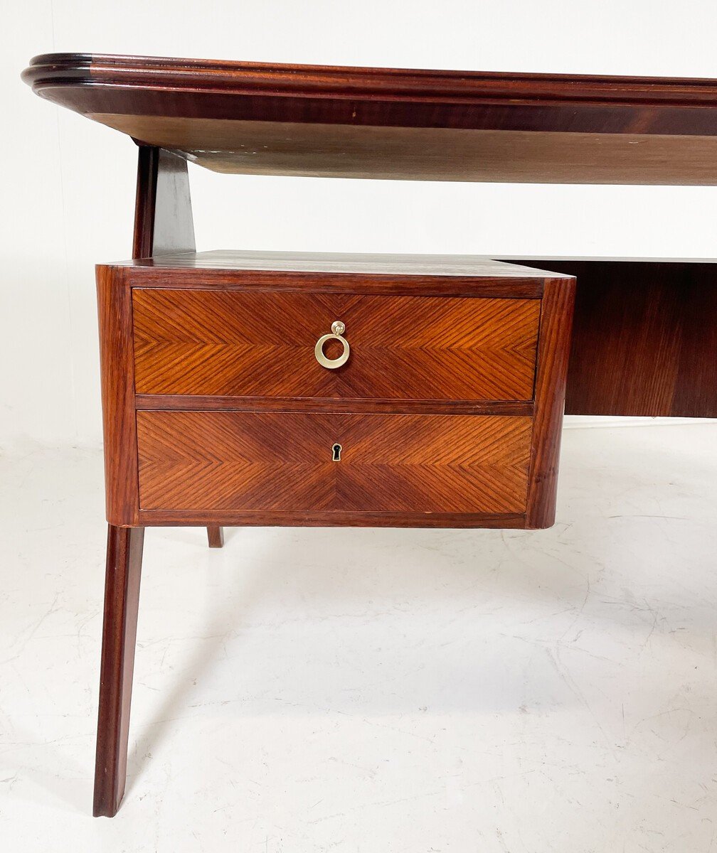 Large Executive Desk By Vittorio Dassi - Circa 1950-photo-1