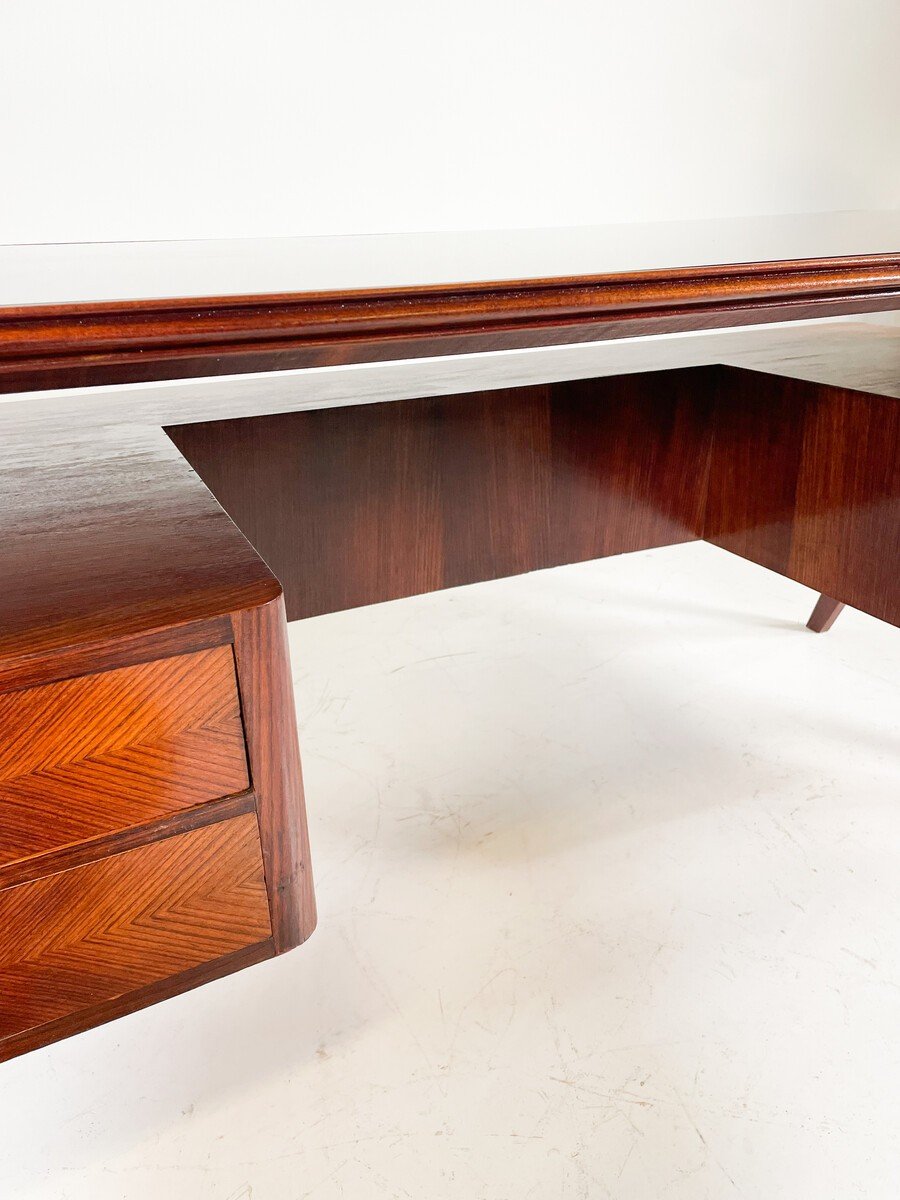 Large Executive Desk By Vittorio Dassi - Circa 1950-photo-5