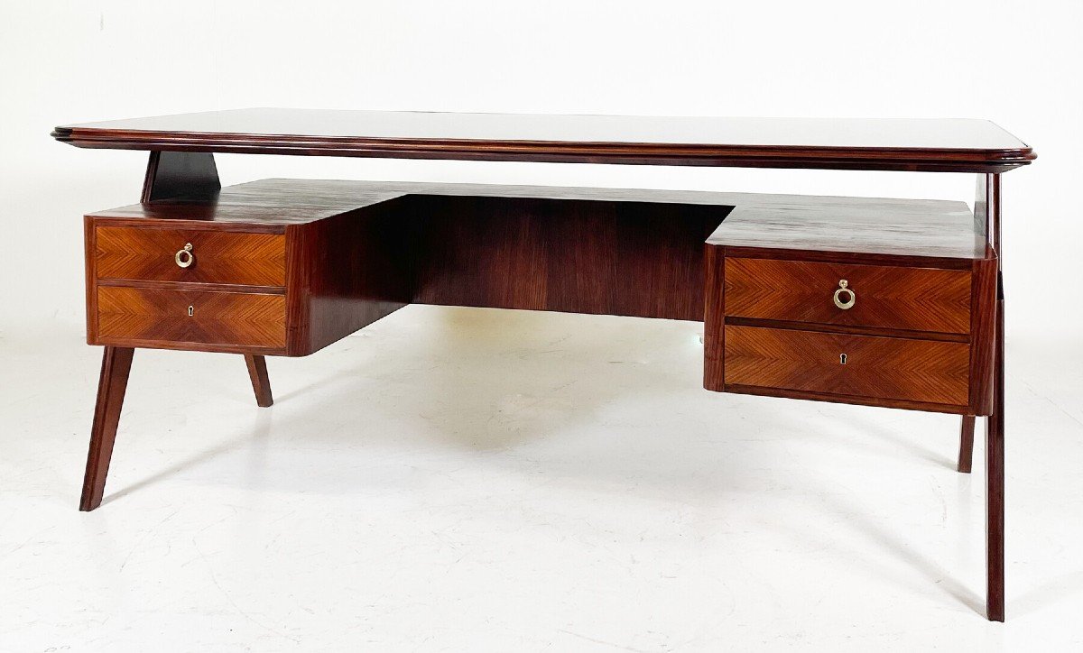 Large Executive Desk By Vittorio Dassi - Circa 1950