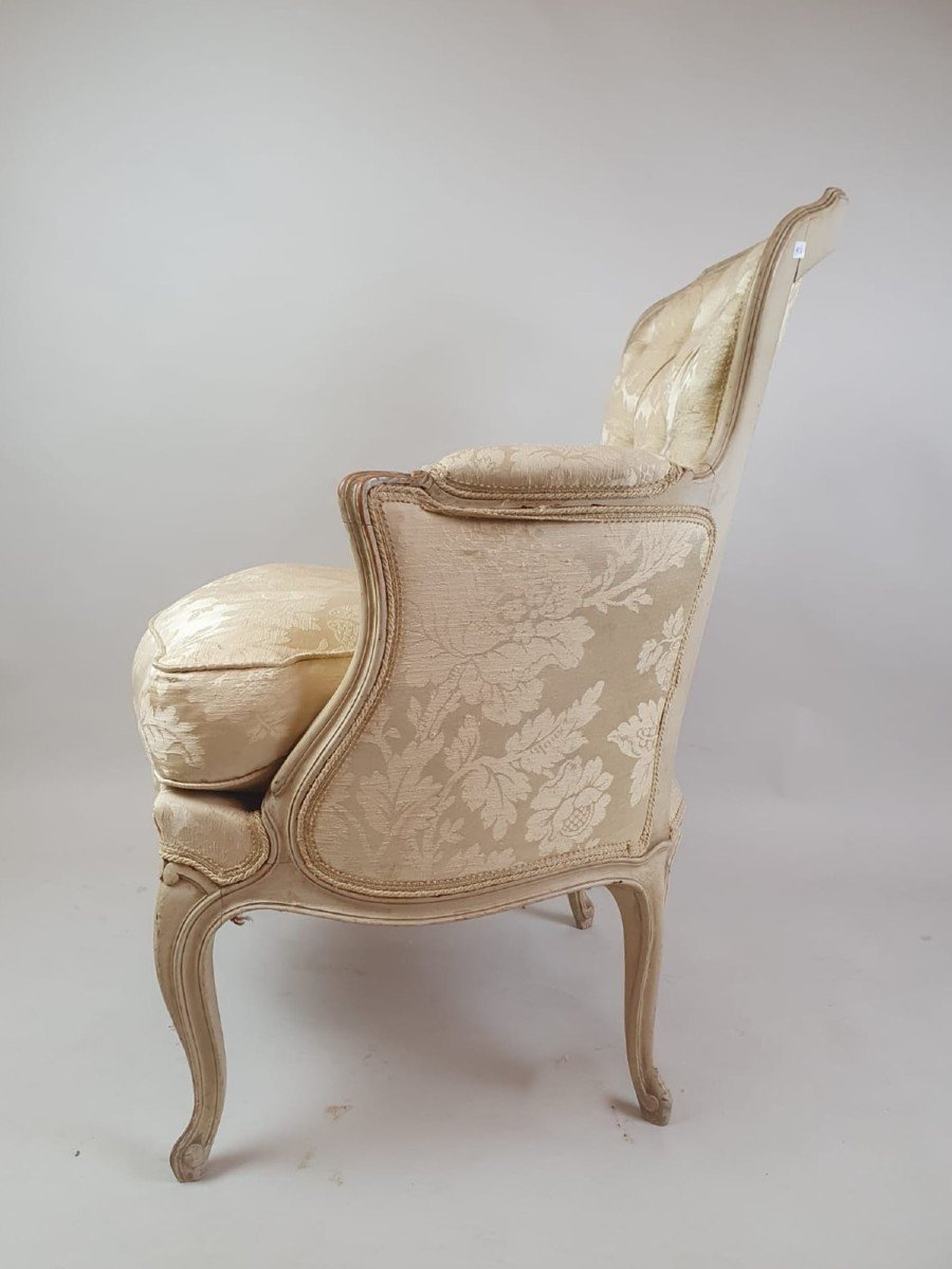 Pair Of Louis XV Style Bergeres, Early 20th Century-photo-2