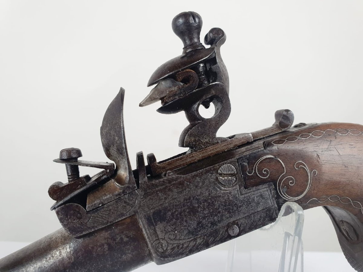 Flintlock Pistol, Circa 1800-photo-3