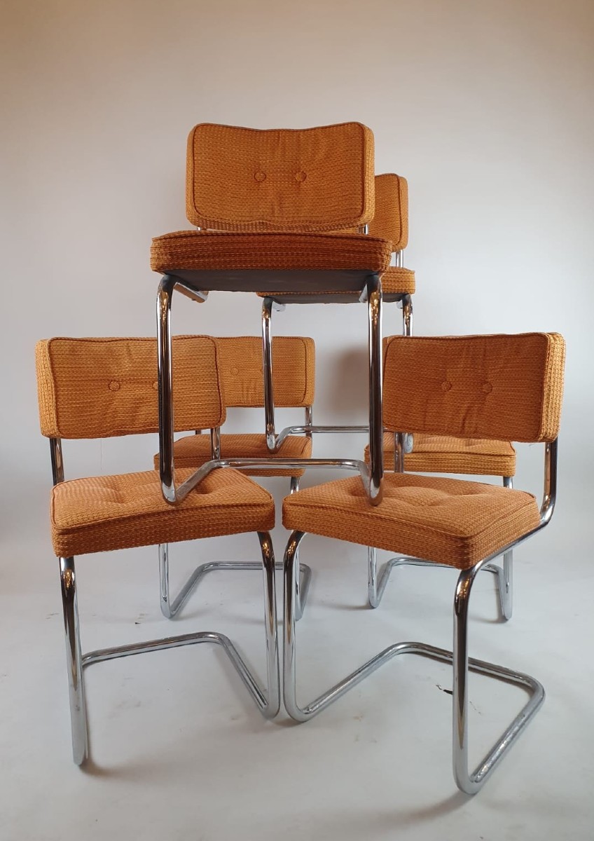 Set Of 6 Vintage Chairs, Circa 1960