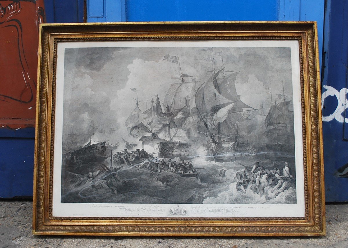 "the Victory Of Lord Howe 1794" By James Fittler