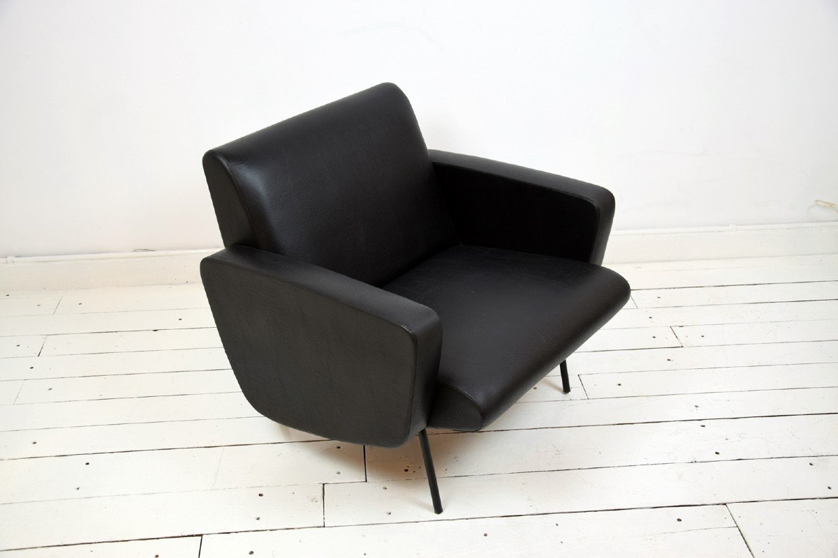 Armchair By Pierre Guariche For Meurop-photo-2