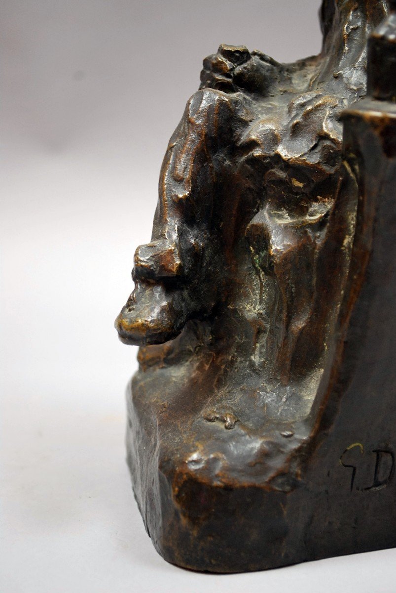 Sculpture En Bronze De Ion Dimitriu -photo-3