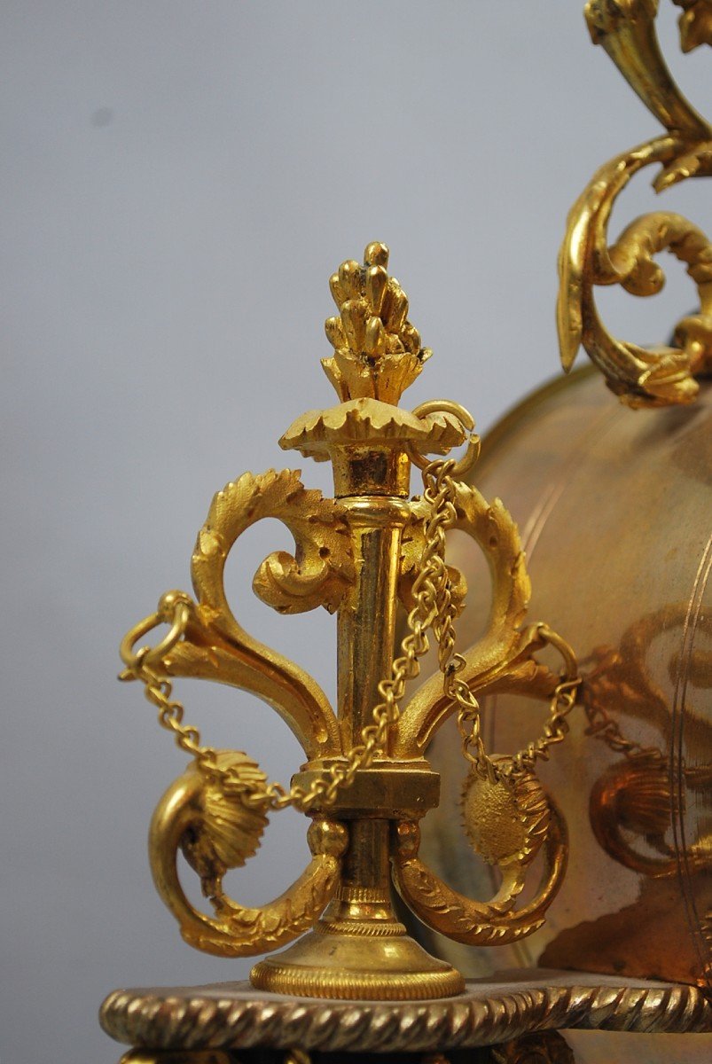 Pendule Portique de style Louis XVI-photo-4